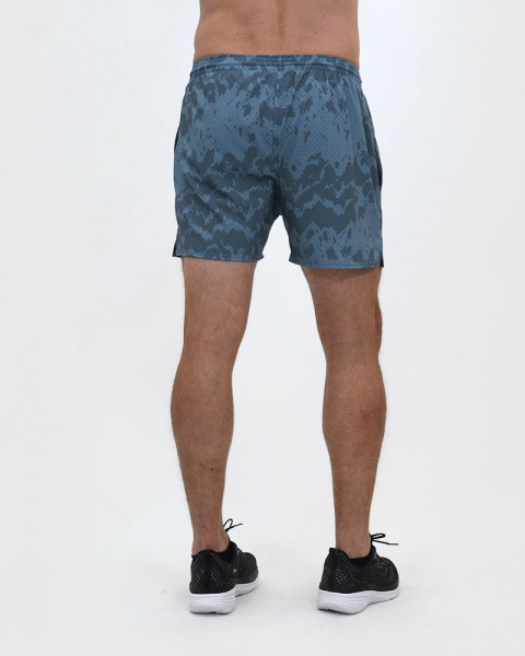 Short de microfibra elastizada mineral azul