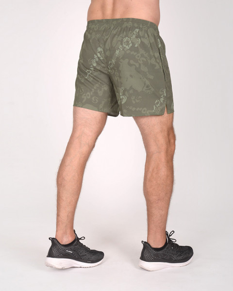 Short de microfibra elastizada estampada Senda Camo