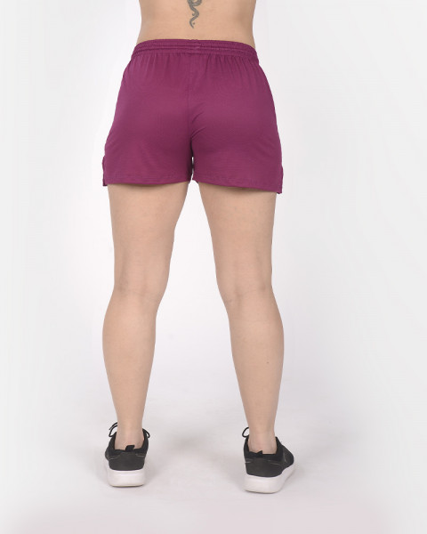 Short de poliéster elastizado mora