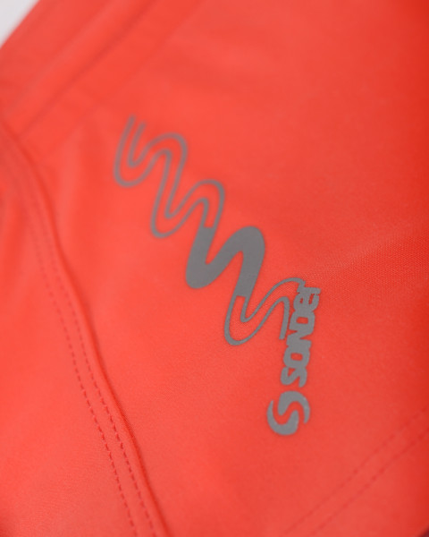 Short de natación de niño de LYCRA rojo