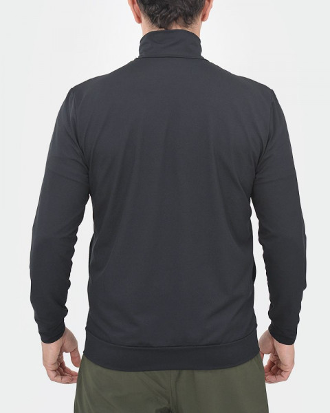 Campera de piqué elastizado negra
