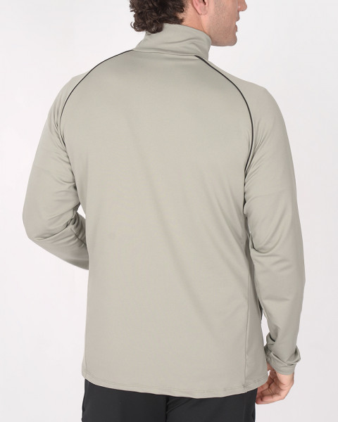 Campera poliéster elastizado cemento grisáceo