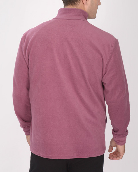 Campera de micropolar bordeau