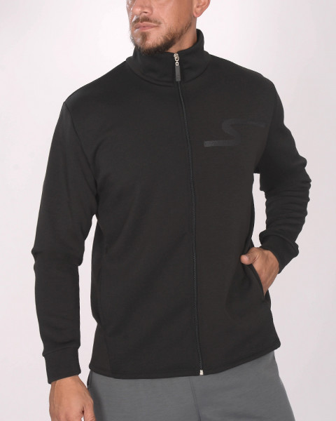 Campera de scuba elastizada negra
