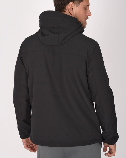 Campera de abrigo negra