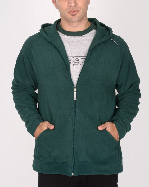 Campera de micropolar verde noche