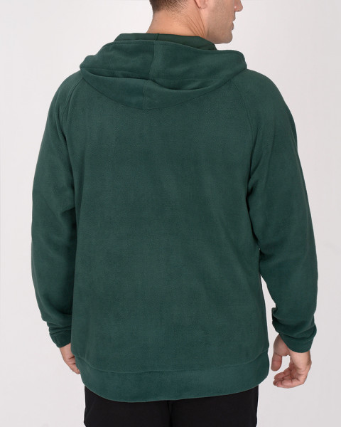 Campera de micropolar verde noche
