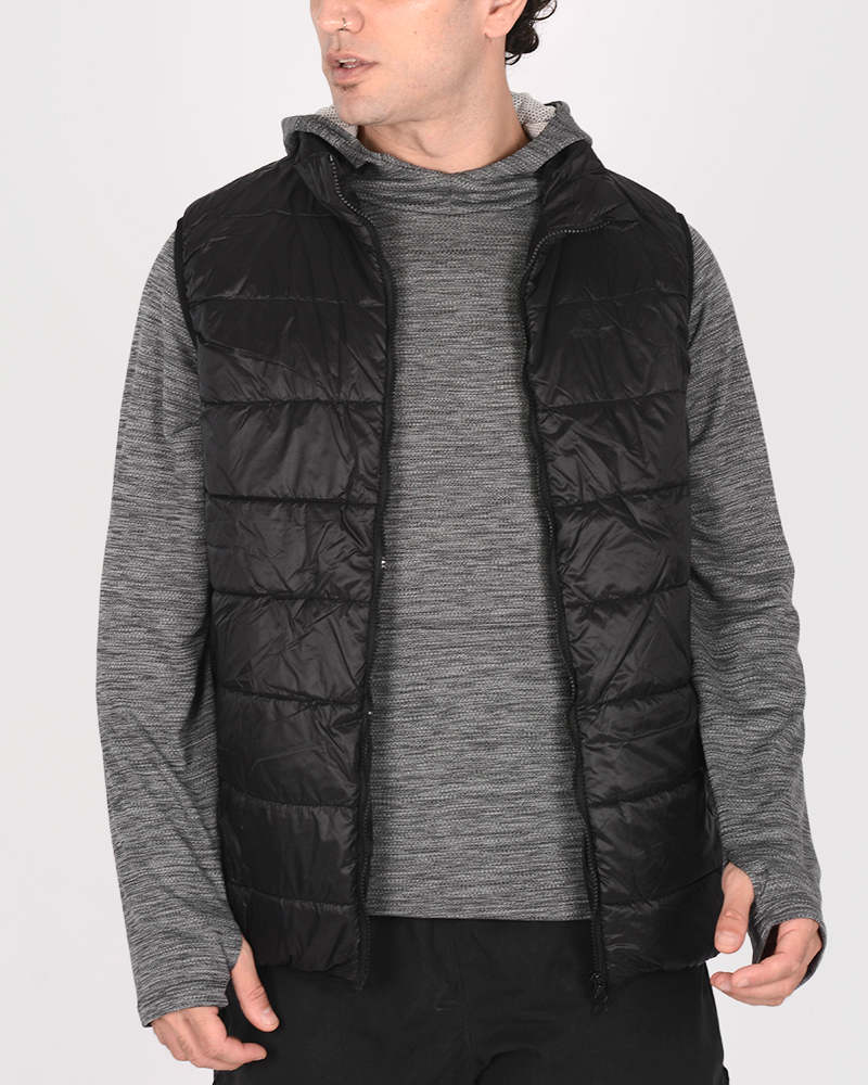 Chaleco unisex de abrigo negro