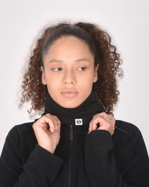 Cuello de micropolar negro