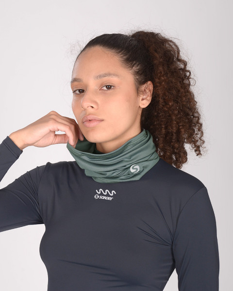 Cuello térmico verde cemento