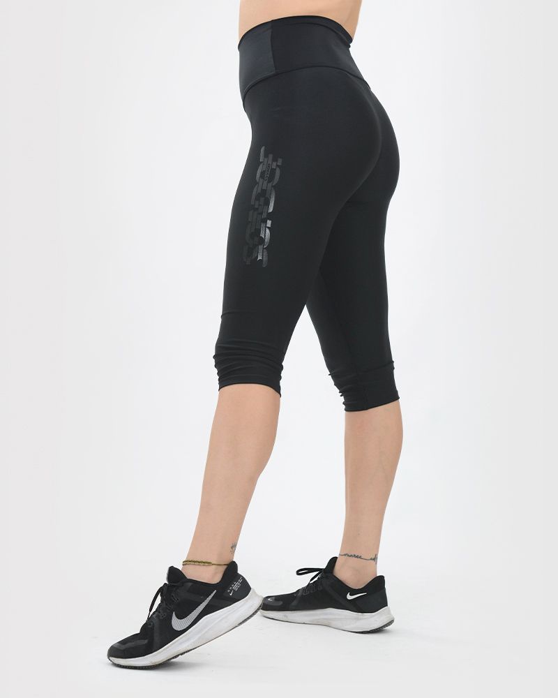 Pescadora con cintura alta de LYCRA negra