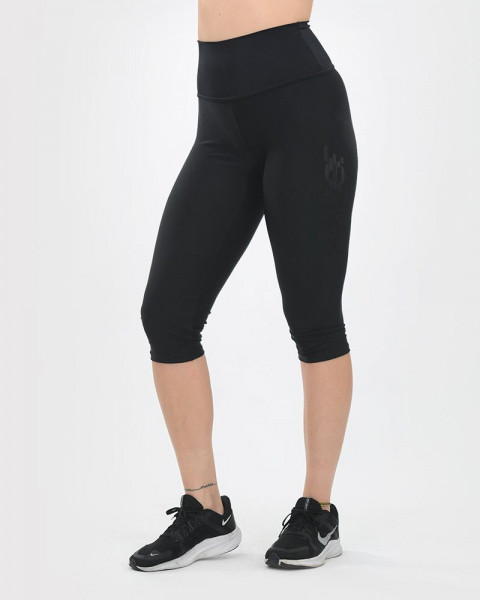 Pescadora con cintura alta de LYCRA negra