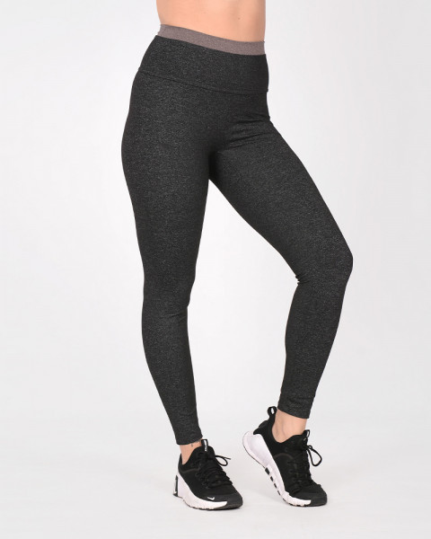 Calza de Supplex ultra power negro melange