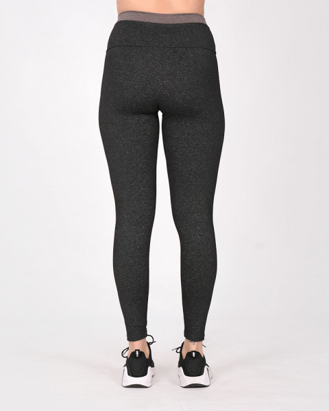 Calza de Supplex ultra power negro melange
