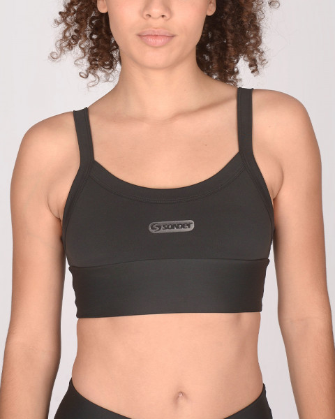Top de LYCRA Transblock negra