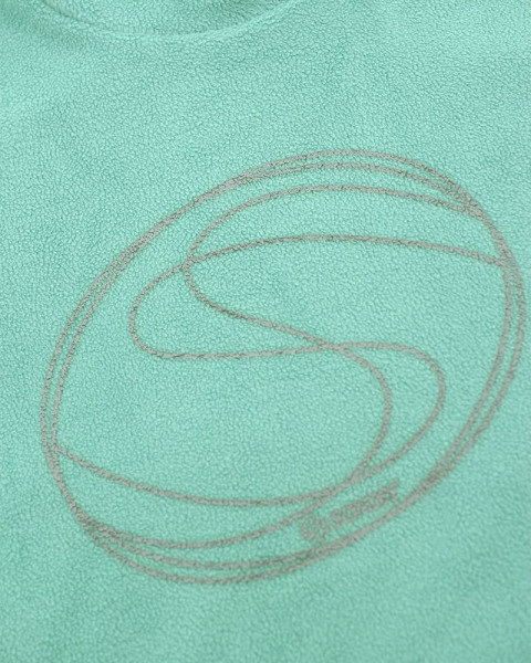Polera de niño de micropolar verde seco