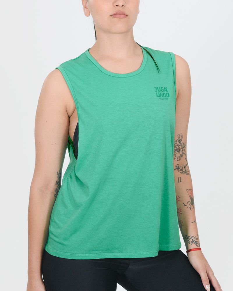 Sudadera de jersey verde esmeralda