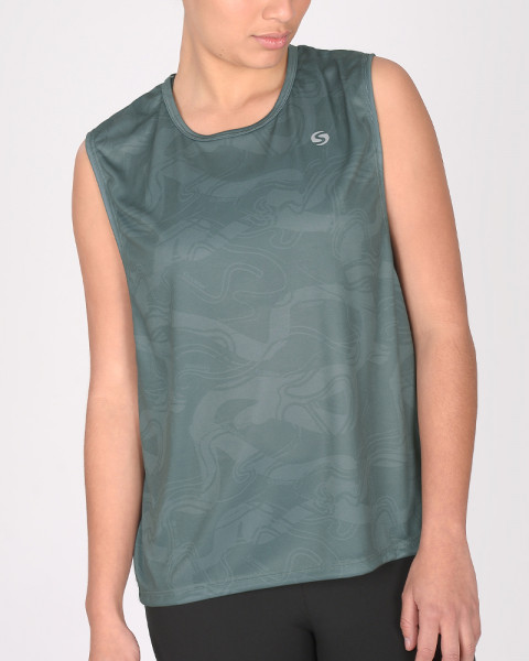 Sudadera de poliéster Neodry estampado rastro verde
