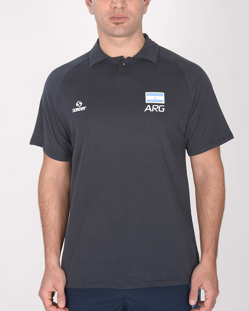 Chomba de jersey azul marino Argentina
