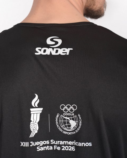 Remera de poliéster Suramericanos con estampa