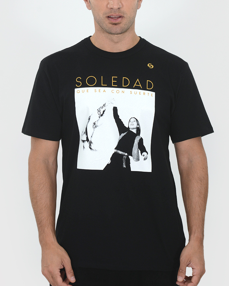 Remera unisex Que sea con suerte