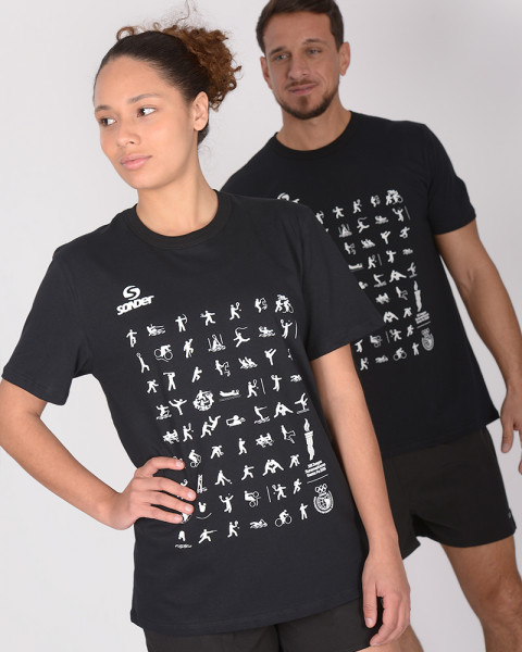 Remera Suramericanos con estampa deportes