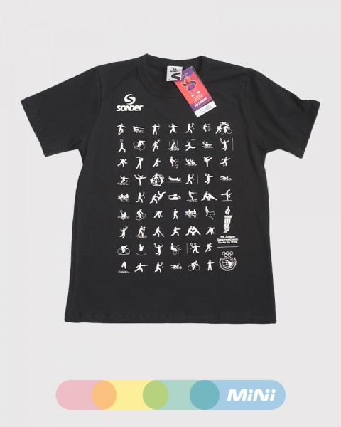 Remera de niños Suramericanos con estampa deportes
