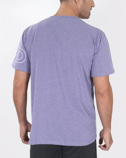 Remera clásica de jersey lila melange