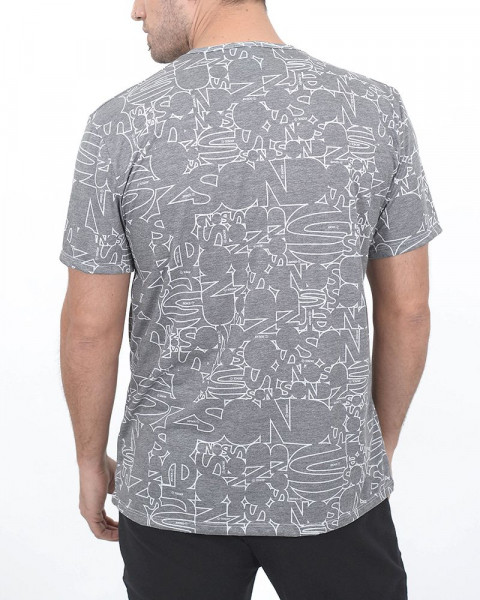 Remera de jersey estampado sonder melange
