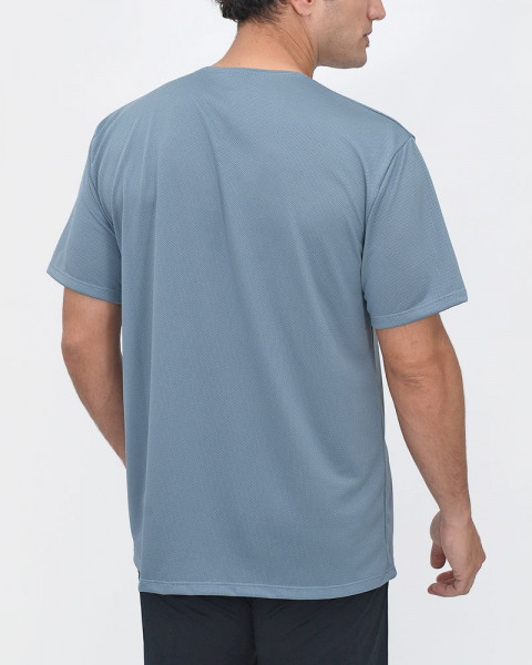 Remera de poliéster gris peltre
