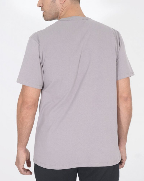 Remera de jersey visón con estampa