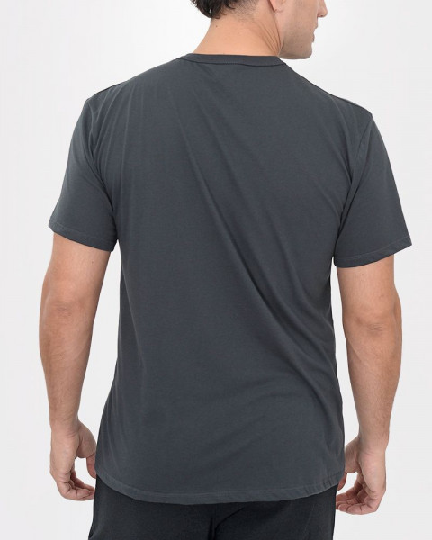 Remera de jersey liviano gris oscuro