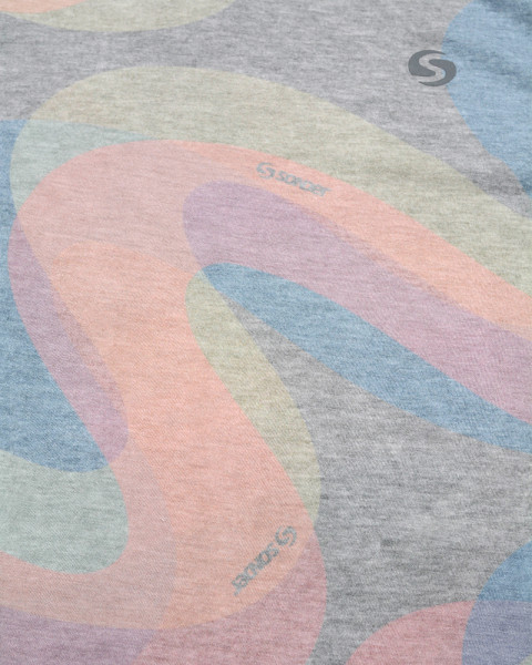 Remera de niño de jersey estampado Mini Pop Melange