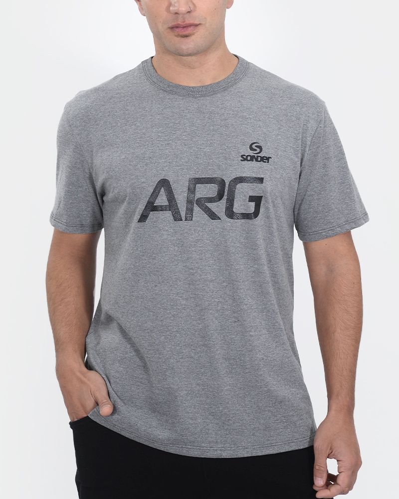 Remera de jersey liviano estampa Arg