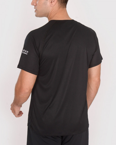 Remera de micropoliéster NEODRY negro