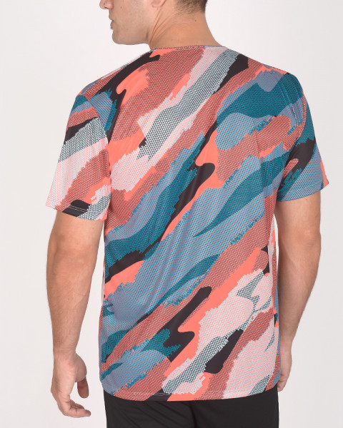 Remera de poliéster NEODRY estampado Tramo Color