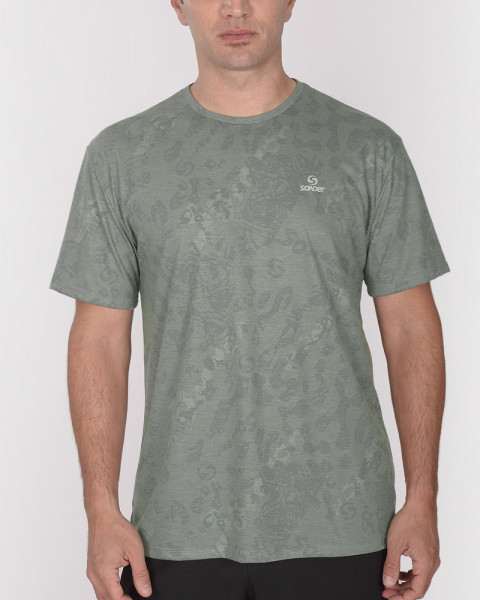Remera de jersey Senda Camo