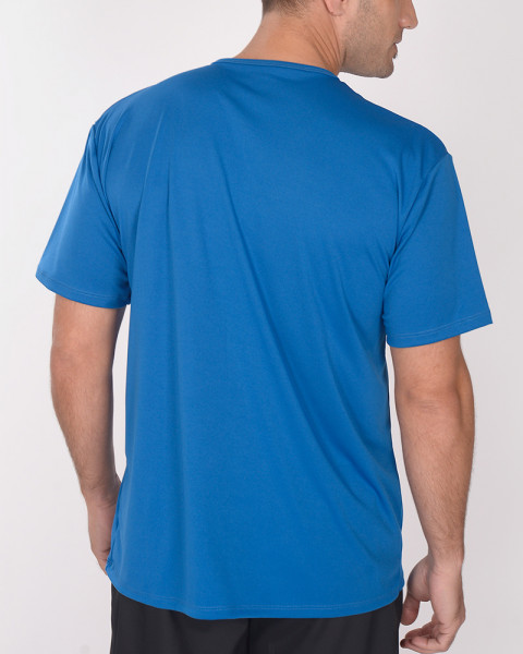 Remera de poliéster Neodry azul índigo