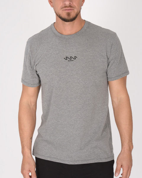 Remera de jersey gris