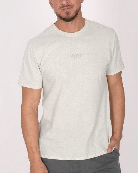 Remera de jersey cemento claro