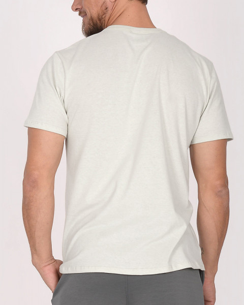 Remera de jersey cemento claro