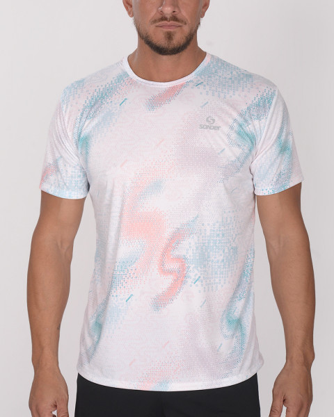 Remera de poliéster Neodry estampado Nexo Blanco
