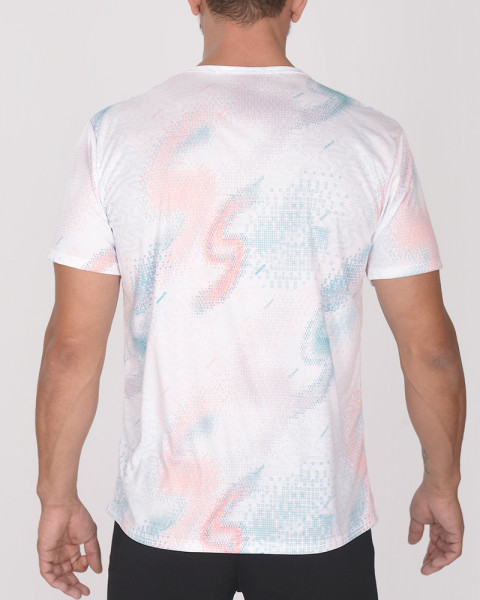 Remera de poliéster Neodry estampado Nexo Blanco