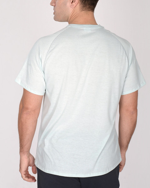 Remera clásica de jersey celeste