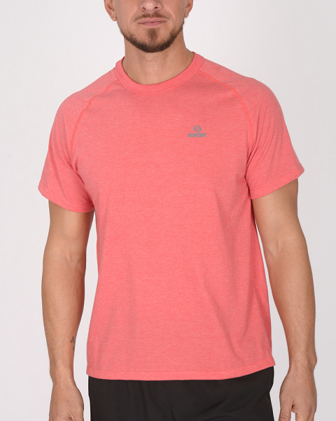 Remera clásica de jersey coral claro
