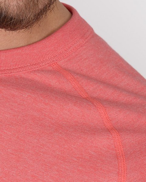 Remera clásica de jersey coral claro