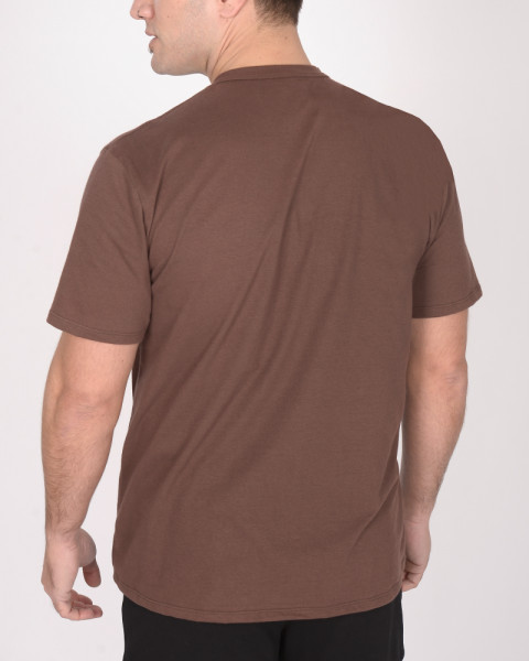 Remera clásica de jersey color Habano
