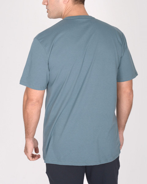 Remera clásica de jersey azul marino claro