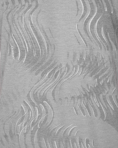 Remera de jersey estampado Cauce gris