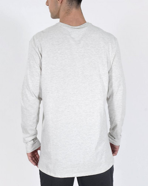 Remera clásica de jersey crudo melange